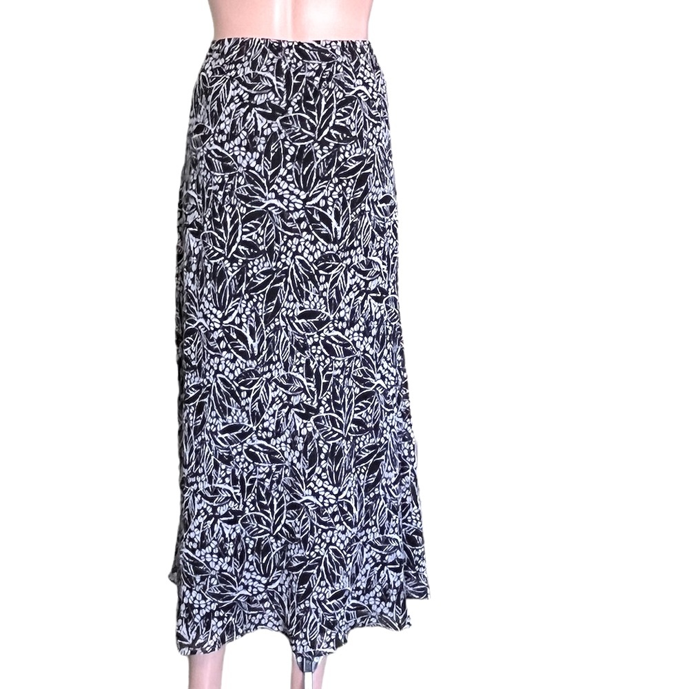 Lane Bryant Maxi Skirt, Black White | 14/16 - Picture 3 of 10